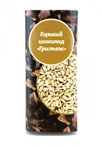 Горький шоколад «Грильяж», 50 г, (12 шт.)
